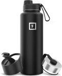 Insulated Stainless Steel Water Bottle with Straw