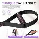 Qicool Pilates Bar with Resistance Bands - Purple