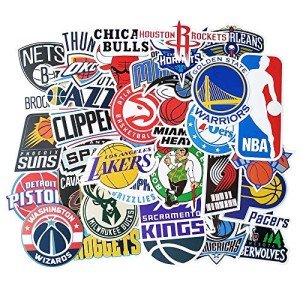 Basketball Team Vinyl Decals - 31 Stickers Pack