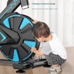 LYMCY Quiet Indoor Exercise Bike with Tablet Holder