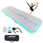 Inflatable Gymnastics Mat with Pump - 6.6ft to 16ft