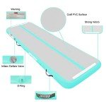 Inflatable Gymnastics Mat with Pump - 6.6ft to 16ft