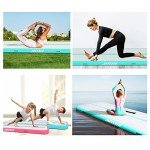 Inflatable Gymnastics Mat with Pump - 6.6ft to 16ft