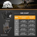 Aprilfrog Half Finger Cycling Gloves with Gel Pads