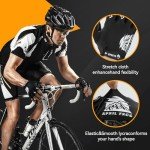 Aprilfrog Half Finger Cycling Gloves with Gel Pads