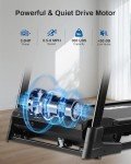 ATEEDGE Incline Treadmill with Bluetooth and 300 lb Capacity