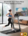 ATEEDGE Incline Treadmill with Bluetooth and 300 lb Capacity
