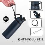 Stainless Steel Sports Water Bottle with Magnetic Lid