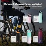 Stainless Steel Sports Water Bottle with Magnetic Lid
