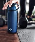 Stainless Steel Sports Water Bottle with Magnetic Lid