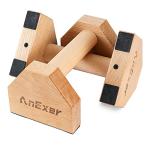 AnExer Solid Wood Push Up Stands with Grip