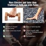 AnExer Solid Wood Push Up Stands with Grip