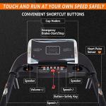 BTM Motorized Folding Treadmill with MP3 & USB
