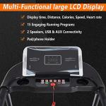 BTM Motorized Folding Treadmill with MP3 & USB