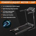 BTM Motorized Folding Treadmill with MP3 & USB