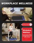 CozyInn Under Desk Incline Treadmill for Home