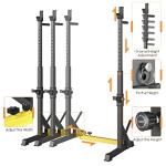 Arlopu Adjustable Multi-Function Squat and Dumbbell Rack