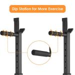 Arlopu Adjustable Multi-Function Squat and Dumbbell Rack