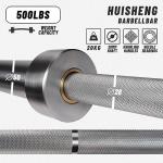 7ft Olympic Barbell for Weightlifting and Strength Training