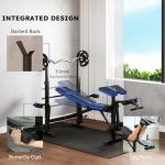 HOMCOM Multi-Function Adjustable Weight Bench