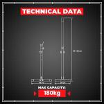 K-Sport Adjustable Barbell Squat Rack & Bench