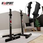 K-Sport Adjustable Barbell Squat Rack & Bench