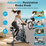 Adjustable Magnetic Resistance Spin Bike with App