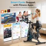 Adjustable Magnetic Resistance Spin Bike with App