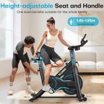Adjustable Magnetic Resistance Spin Bike with App