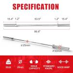 Olympic Weightlifting Barbell for Strength Training