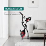 Folding Exercise Bike with 10-Level Magnetic Resistance