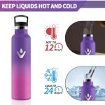 HoneyHolly 1000 ML Stainless Steel Thermal Water Bottle