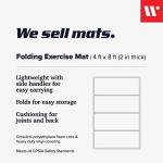 Premium 4x8 Ft Fitness Mat for Home Workouts