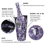 BagYG Yoga Mat Carrier with Pockets - Purple Camo