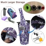 BagYG Yoga Mat Carrier with Pockets - Purple Camo
