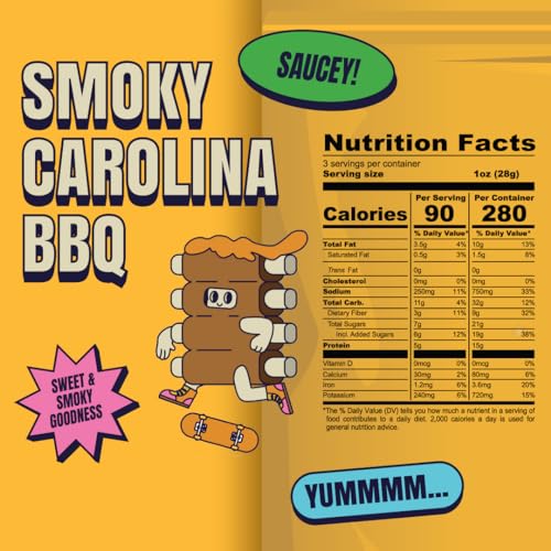 Louisville Vegan Jerky - Smokey Carolina BBQ 3oz