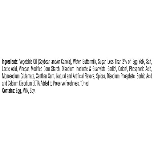 Buttermilk Ranch Dressing – 16 Ounce Bottle