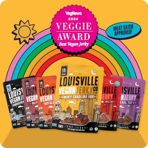 Louisville Vegan Jerky - Smokey Carolina BBQ 3oz