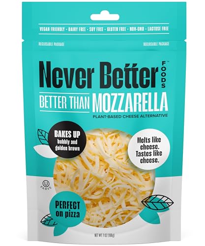 Vegan Mozzarella Cheese Shreds - Dairy Free Delight