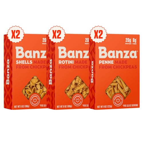 Banza Gluten-Free Pasta Variety Pack (6 Count)