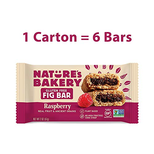 Raspberry Fig Bars by Nature's Bakery - 6 Pack