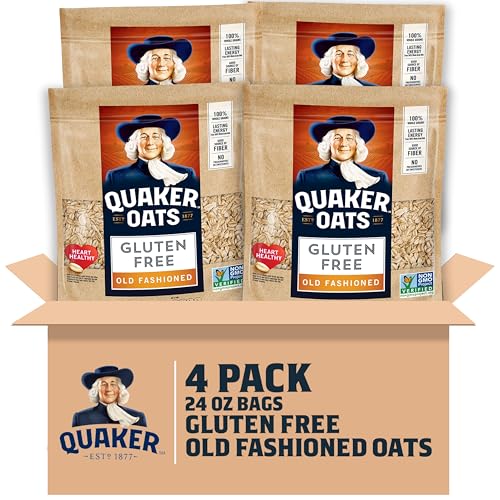 Gluten-Free Oats, Resealable 24oz Bags (4-Pack)