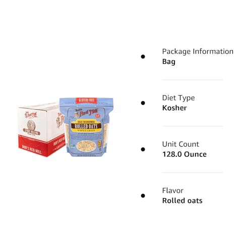 Bob's Red Mill Gluten-Free Rolled Oats, 4 Pack