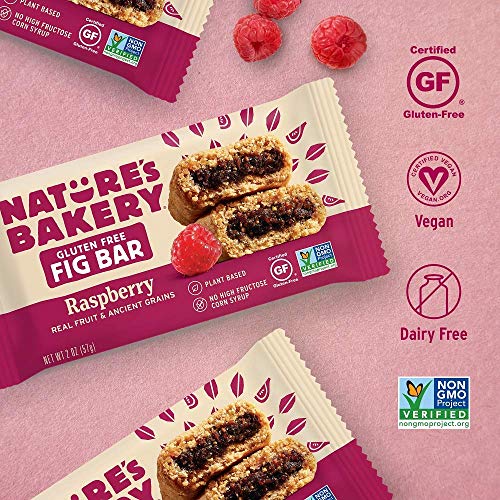 Raspberry Fig Bars by Nature's Bakery - 6 Pack