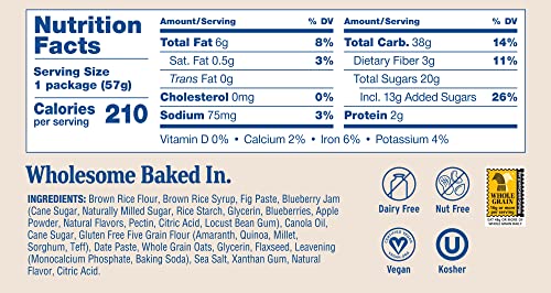 Nature's Bakery Blueberry Gluten-Free Fig Bars