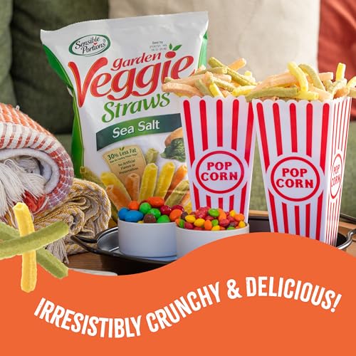 Sensible Portions Sea Salt Veggie Straws, 24-Pack