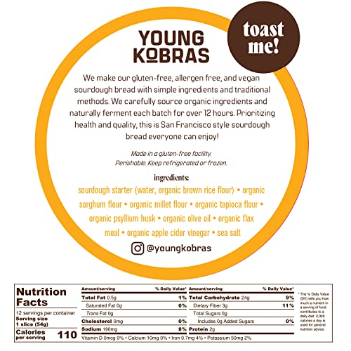 Organic Gluten-Free Sourdough Bread (2-Pack)