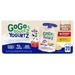GoGo Squeez Yogurt Strawberry Banana Pack - 20 Pouches