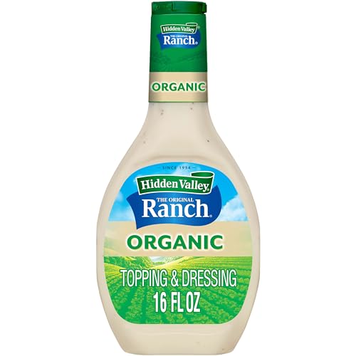 Hidden Valley Organic Ranch Dressing, 16 Oz (6-Pack)