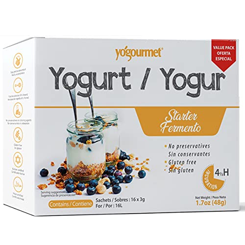 Yogourmet Gluten-Free Yogurt Starter (16 Pack)